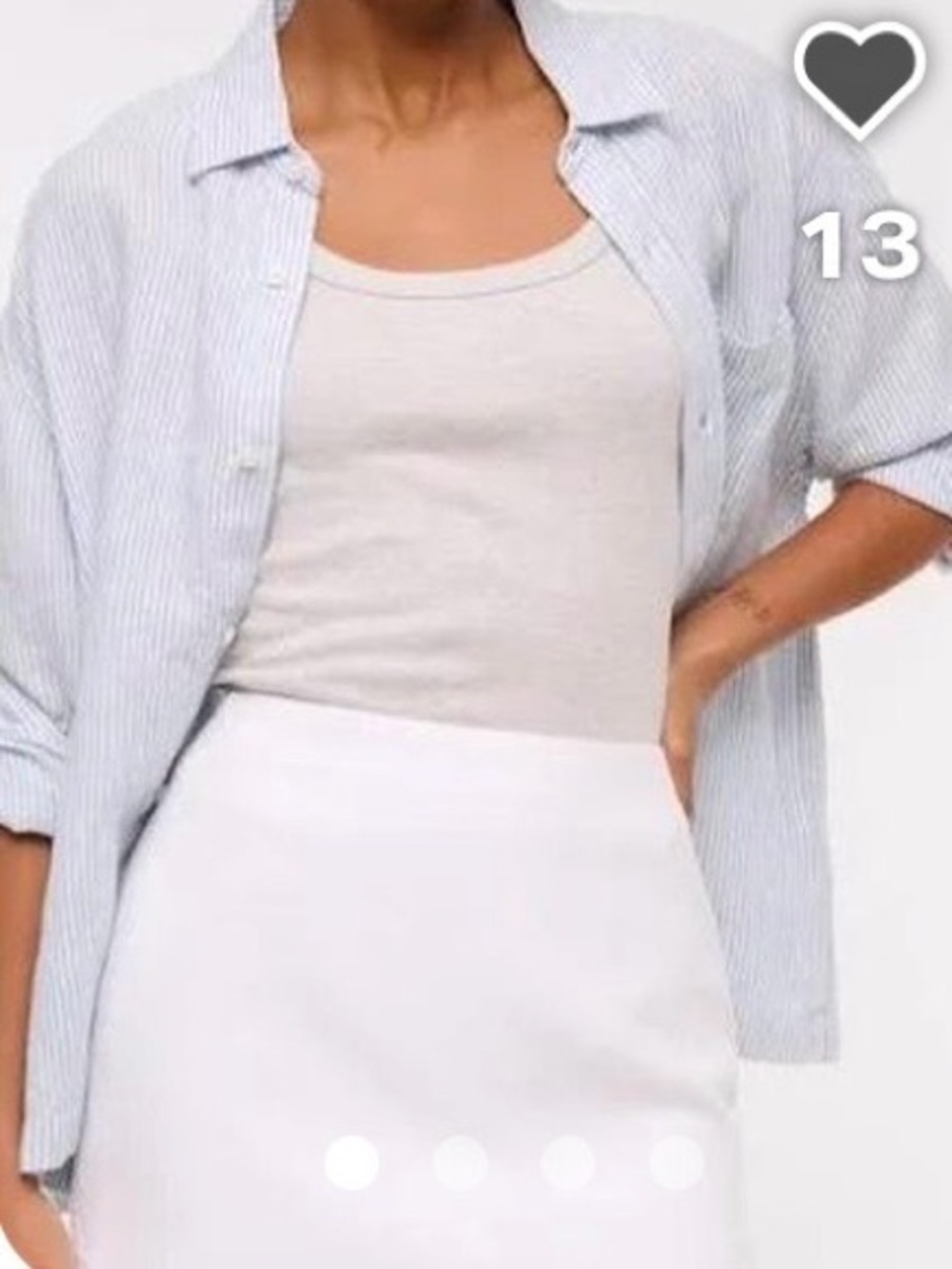 Abercrombie & Fitch Scarlett’s White Mini Skort side slit and zip M linen